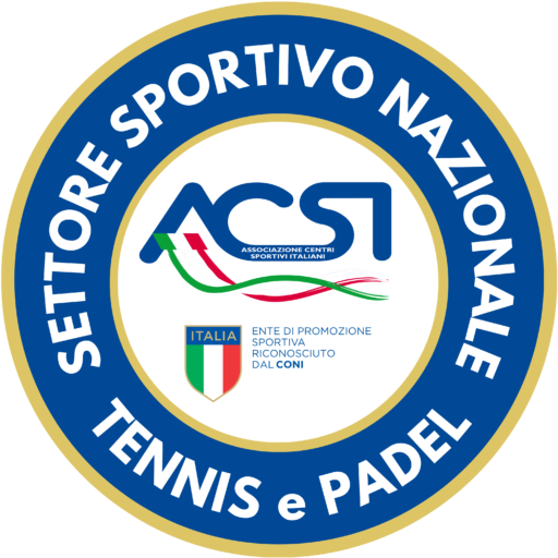 Logo settore tennis e padel acsi